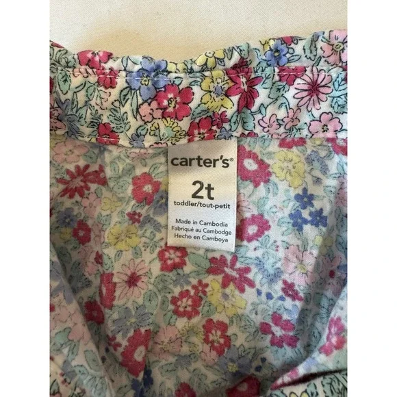 Rare Editions Carters Miss Majesty Toddler Girl Dress Bundle 2T Floral White - Picture 11 of 11